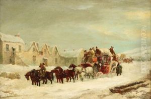 The Bath-london Mail Coach, Winter