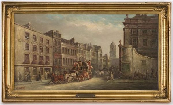 The Arrival Of The Mail At Bath - view 1