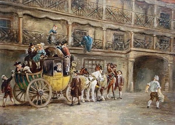 The London To Bath Coach (+ Another; Pair) - view 1