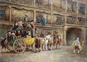 The London To Bath Coach (+ Another; Pair)