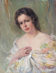 Portret Kobiety by Jan Berger