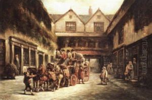 The Bath To Bristol Coach by John Charles Maggs