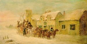 Refreshment At The Bell Inn by John Charles Maggs
