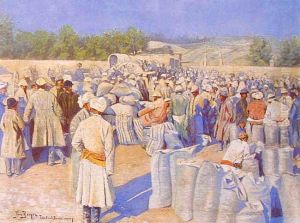 Bazar Maczny W Taszkiencie by Jan Berger
