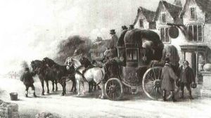 The Mail Coach On Route by John Charles Maggs