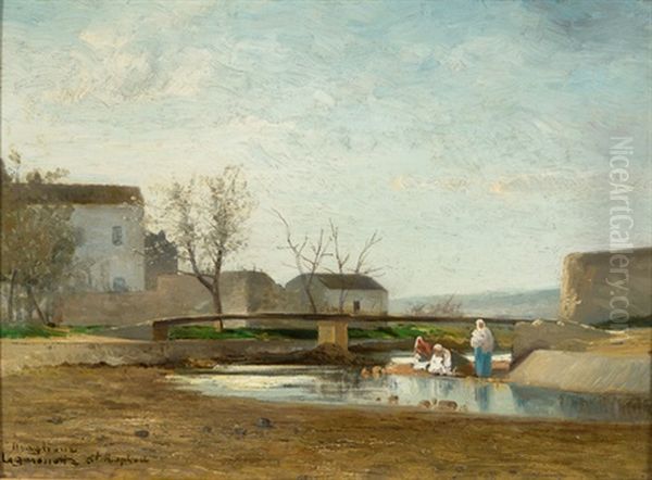 Saint-raphael - Wascherinnen Am Fluss - view 1