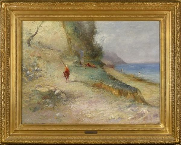 Cavalier Au Bord De La Cote - view 1