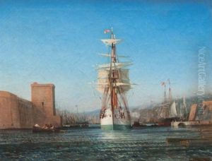L'entree Du Port De Marseille by Andre Maglione