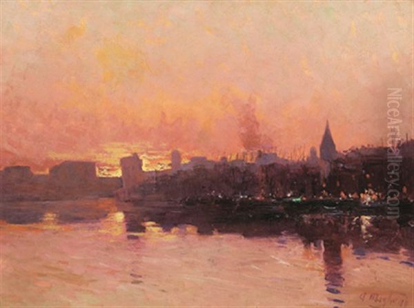 Abendliche Stimmung Im Hafen Von Marseille - view 1