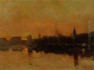 Abendliche Hafenstimmung Von Marseille