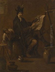 A Philosopher In His Study by Alessandro Magnasco