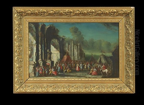 Architectural Capriccio With A Wedding Feast - view 1