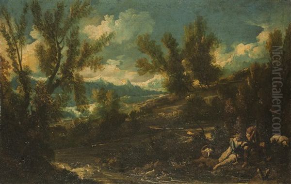Landschaft Mit Figuraler Staffage - view 1