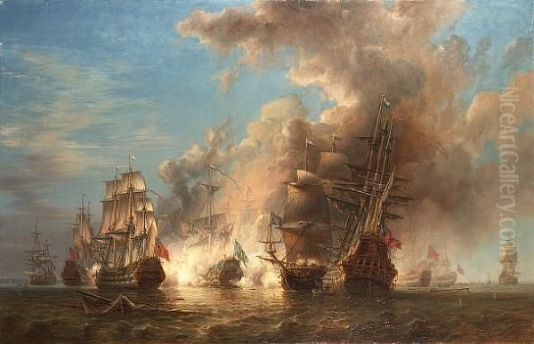 An Anglo-swedish Skirmish In The Channel - view 1