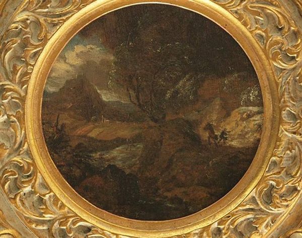 Spazierganger In Italienischer Landschaft - view 1