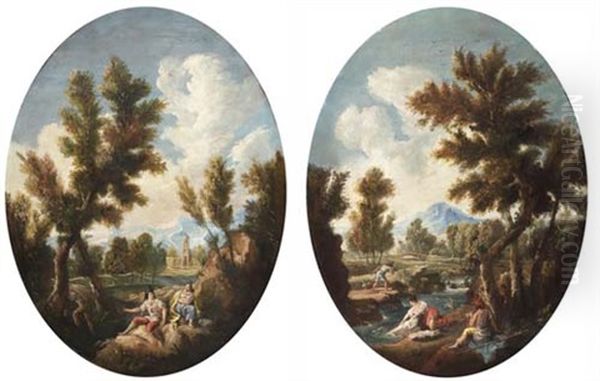 Flusslandschaft (+ Another, Similar; Pair) - view 1