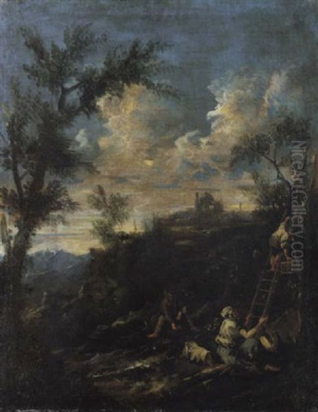 Landschaft Mit Vogelfanger - view 1