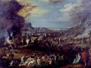 Jesus, Johannes Der Taufer, Das Volk In Einem Antiken Tale