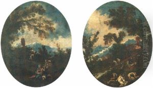 The Rest On The Flight Into Egypt by Alessandro Magnasco