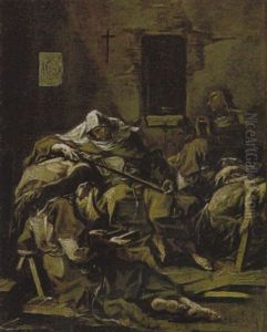 Monache In Preghiera by Alessandro Magnasco