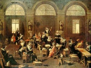 A Cloister School by Alessandro Magnasco