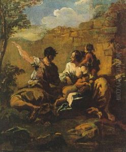Famiglia Di Contandi Con Due Figli