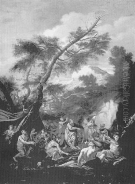 Classical Landscape With Figures - view 1