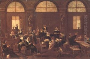 The Convent School by Alessandro Magnasco