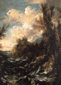 The Vision Of St. Augustine by Alessandro Magnasco
