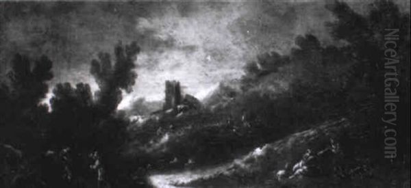 Paysage De Riviere Dans La Campagne Italienne - view 1