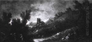 Paysage De Riviere Dans La Campagne Italienne