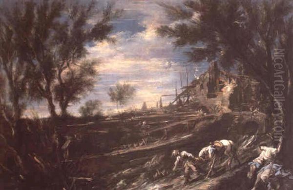 Paesaggio Con Cavaliere - view 1