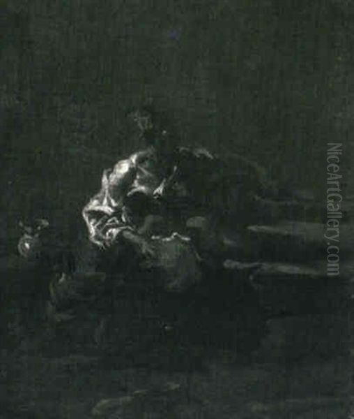 Peasant Family With Their Children - view 1