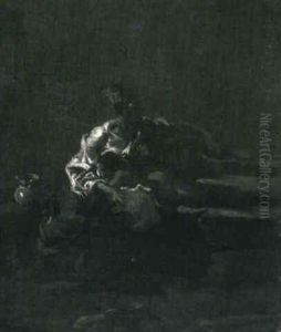 Peasant Family With Their Children