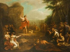 Die Predigt Des Johannes Des Taufers by Stefano Magnasco
