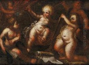 Gioco Di Putti by Stefano Magnasco