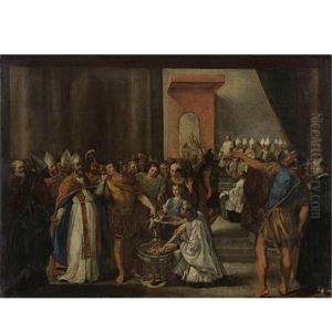 Constantine Burning The Arian Books At The First Council Of Nicaea