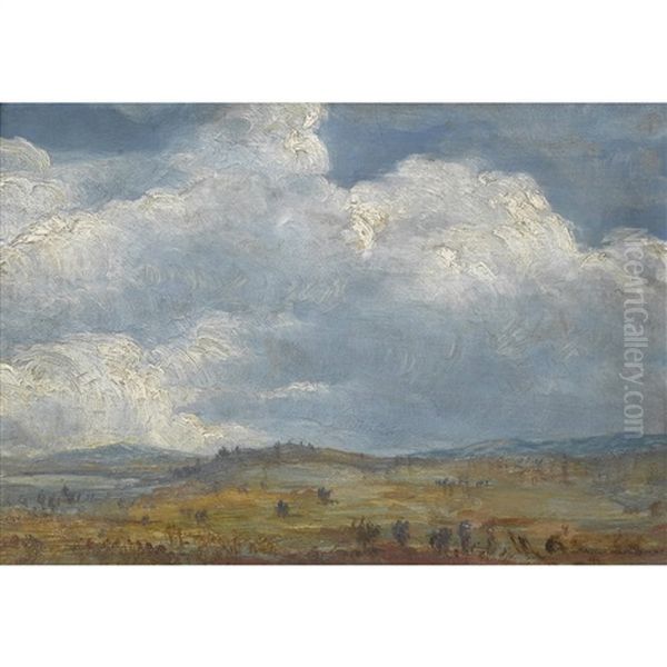 Weite Landschaft Mit Wolken - view 1