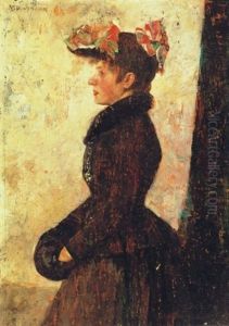 Parizsi No - Parisian Woman by Gusztav Magyar Mannheimer