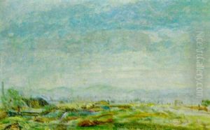 Hugelige Landschaft by Gusztav Magyar Mannheimer