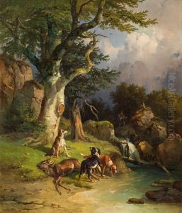 The Successful Hunt by Edmund Mahlknecht