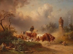 Returning Home With An Approaching Storm by Edmund Mahlknecht
