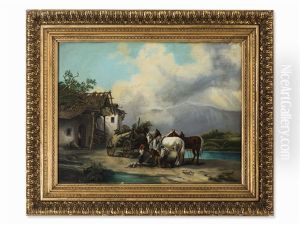 At The Blacksmith by Edmund Mahlknecht
