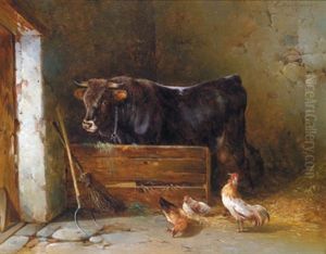 Im Stall by Edmund Mahlknecht