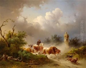 Am Heimweg Vor Dem Aufziehenden Gewitter