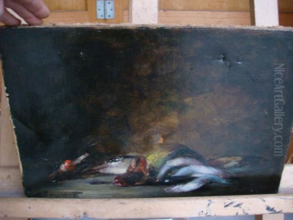 Nature Morte Aux Poissons by Denis Pierre Bergeret