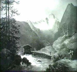 Gebirgstal Am Dachstein