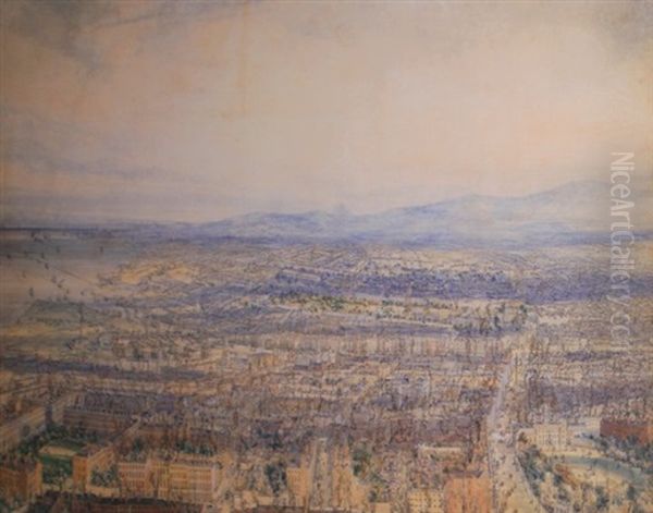 Dublin From The Spire Of St. George's Church, Hardwicke Place - view 1