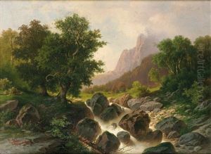 Bachlandschaft by Josef Mahorcig