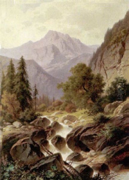 Blick Auf Ein Gebirgsmassiv (watzmann?) - view 1